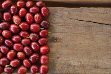  fresh coffee beans for background