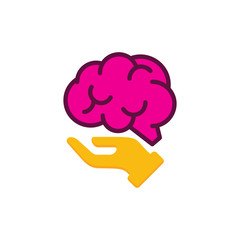 Brain Care Logo Icon Design