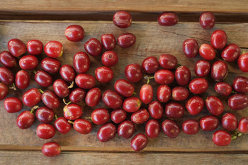  fresh coffee beans for background