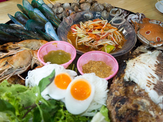 タイ料理　シーフード