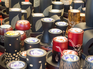 Thai souvenir candle
