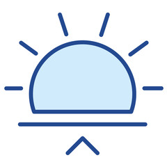 Sonnenaufgang Vector Icon