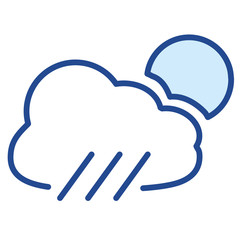 Regenwolke Vector Icon