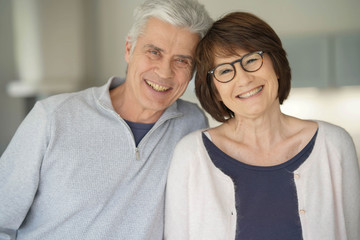Portrait of happy senior couple