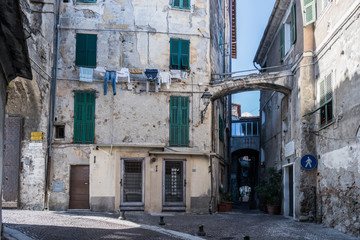 Naklejka premium Architecture and sights of Ventimiglia
