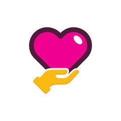 Love Care Logo Icon Design