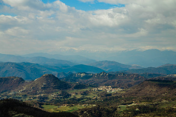 Landscape in Bellmunt, Catalonia, Spain