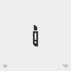 Cutter icon vector