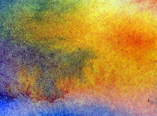 watercolor art abstract  background  bright  wash blurred textured  decoration  handmade beautiful colorful  stains sea underwater world creative 