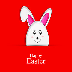 illustration of elements of Easter background