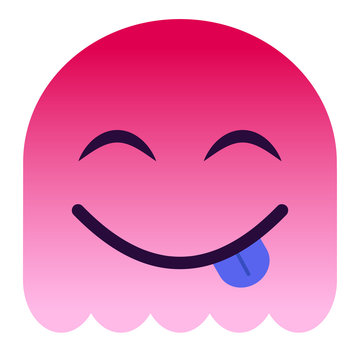 Emoji frech - pinker Geist
