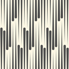Seamless Vertical Line Pattern. Vector Monochrome Background. Geometric Striped Ornament