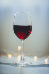 Alcohol drinks on light background 
