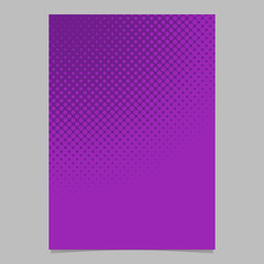 Halftone circle background pattern flyer design - vector illustration from dots