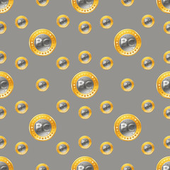 бесшовный фон биткоин