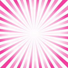 Abstract hard Pink White rays background. Vector