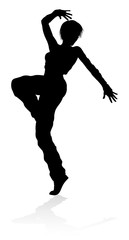 Street Dance Dancer Silhouette