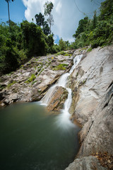 waterfall in national park of Thailand(Nan Toei Waterfall) 