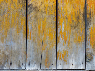 Alte Holzplanken mit verwitterter Farbe, Format 3:2
