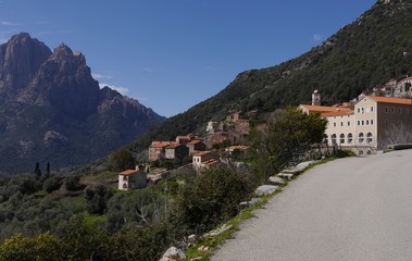 Fototapeta premium Ota, Les Calanches, Korsika