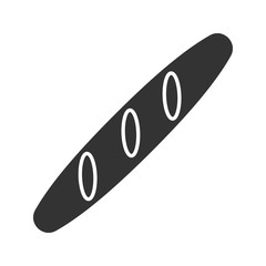 Baguette glyph icon