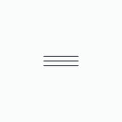 Menu vector icon