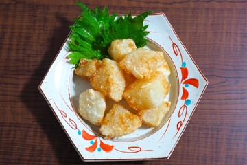 大根の唐揚げ