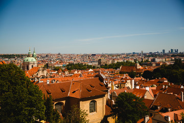 Fototapeta na wymiar view of Prague Castle, Czech Republic