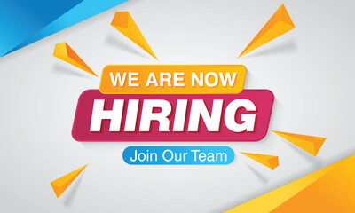 We are Hiring Poster or Banner Design