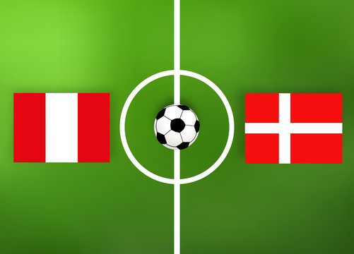 Fußball - Peru gegen Dänemark