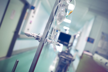 Intensive care unit ready to admission of new patient