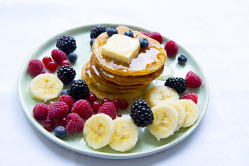 Pancake mit Früchten