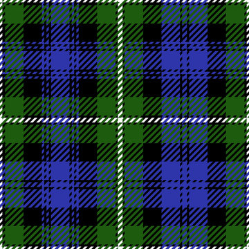 Clan Campbell Scottish Tartan Plaid Pattern