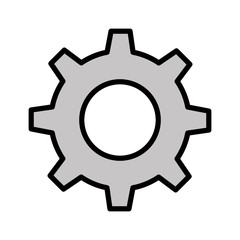 gear machine isolated icon vector illustration design