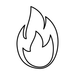 fire flame isolated icon vector illustration design