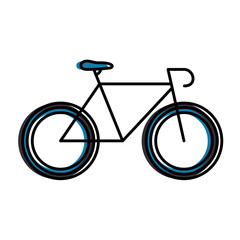 Fototapeta premium bicycle vehicle isolated icon vector illustration design