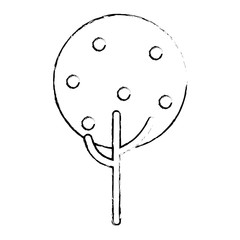 tree plant ecology icon vector illustration design