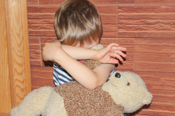 The child was offended. The offended boy closed himself from his parents and turned away.