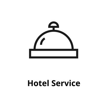 Hotel service  line icon