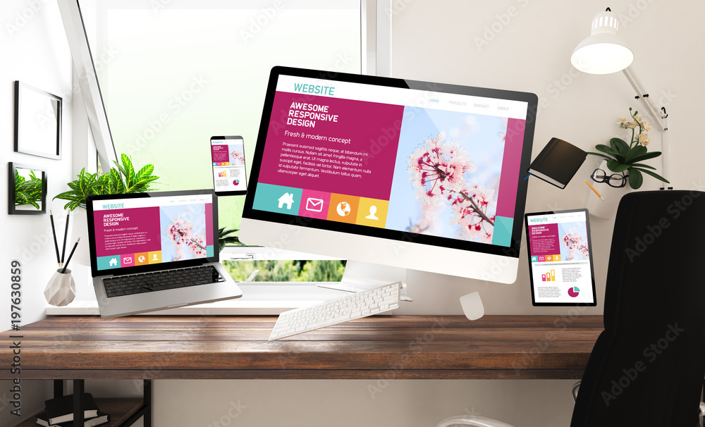 Canvas Prints floating stuff at home awesome responsive design
