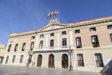 Fototapeta na wymiar City Hall building.Sabadell,Catalonia,Spain.