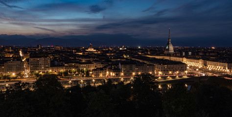 Fototapeta na wymiar Vista panoramica di Torino