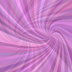 Obraz premium Double swirl background - vector graphic design from rotated rays in purple tones