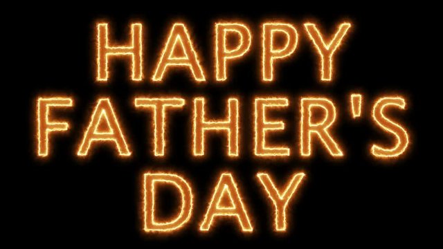 Happy fathers day text, 3d rendering backdrop, computer generating backdrop, can be used for holidays festive design