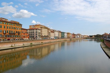 Piza river Italy