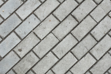 Photo of white old brick wall.