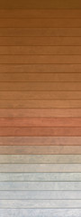  lamelles de bois couleurs de teintes dégradées