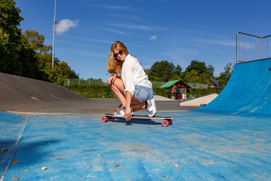 Girl With A Skateboard