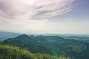 Naklejka premium Bergpanorama