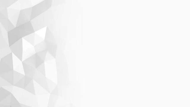 abstract triangular crystalline background animation. 4K